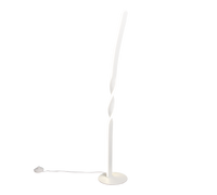 Piantana LED, metallo, bianco, H 110 cm, Ginko