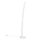 Piantana LED, metallo, bianco, H 110 cm, Ginko