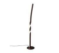 Piantana LED, metallo, nero, H 110 cm, Ginko