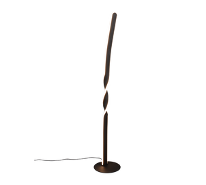 Piantana LED, metallo, nero, H 110 cm, Ginko