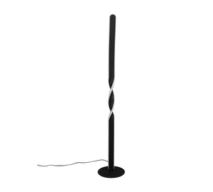 Piantana LED, metallo, nero, H 110 cm, Ginko