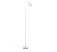 Piantana LED, plastica, bianco, H 145 cm, Pongo