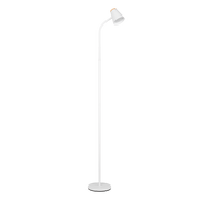 Piantana LED, plastica, bianco, H 145 cm, Pongo