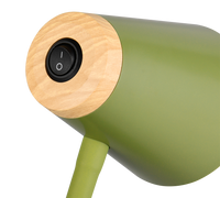 Piantana LED, plastica, verde, H 145 cm, Pongo