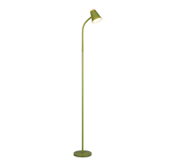 Piantana LED, plastica, verde, H 145 cm, Pongo