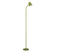 Piantana LED, plastica, verde, H 145 cm, Pongo