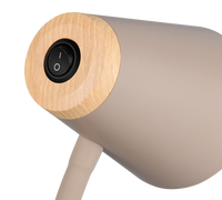 Piantana LED, plastica, beige, H 145 cm, Pongo