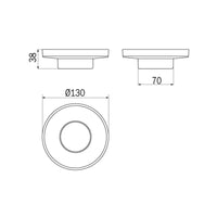 Inda - Bacinella portasapone Gealuna in vetro trasparente
