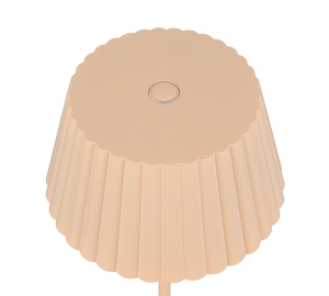 Piantana LED ricaricabile, metallo, sabbia, H 123 cm, Suarez