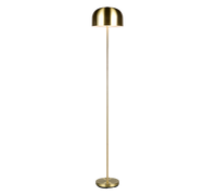 Piantana LED ricaricabile, metallo, ottone, H 147 cm, Jeff