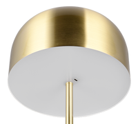 Piantana LED ricaricabile, metallo, ottone, H 147 cm, Jeff