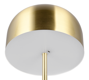 Piantana LED ricaricabile, metallo, ottone, H 147 cm, Jeff