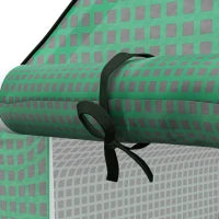 Copertura PE per Serra da Giardino con Porta a Cerniera e Finestre, 140x143x190cm, Verde