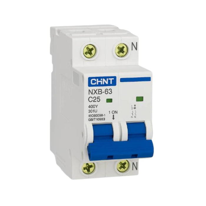 Chint 296751 interruttore magnetotermico serie nxb-63s c25 1p+n 4,5ka