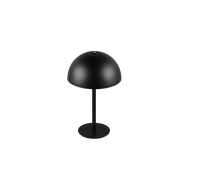 Lampada da tavolo LED, metallo, nero opaco, 13x21x13 cm, Munoz