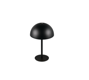 Lampada da tavolo LED, metallo, nero opaco, 13x21x13 cm, Munoz