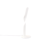 Lampada da tavolo LED, metallo, bianco, H 41 cm, Ginko