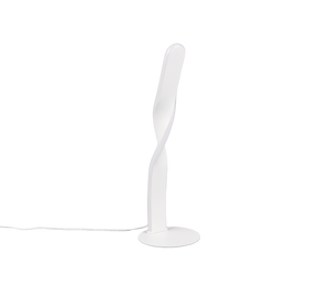 Lampada da tavolo LED, metallo, bianco, H 41 cm, Ginko