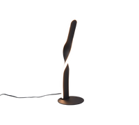 Lampada da tavolo LED, metallo, bianco, H 41 cm, Ginko