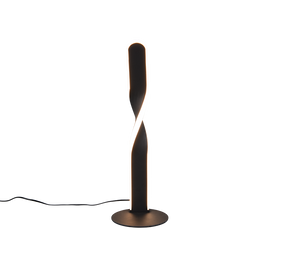 Lampada da tavolo LED, metallo, bianco, H 41 cm, Ginko