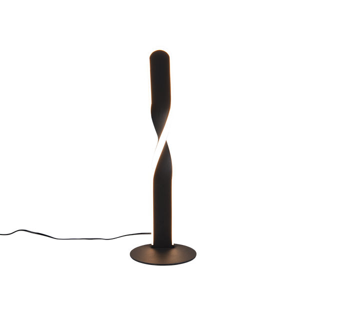 Lampada da tavolo LED, metallo, bianco, H 41 cm, Ginko