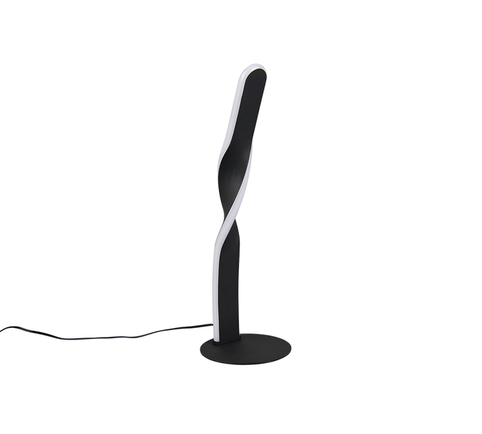 Lampada da tavolo LED, metallo, bianco, H 41 cm, Ginko