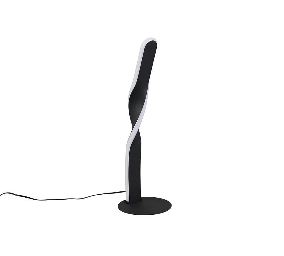 Lampada da tavolo LED, metallo, bianco, H 41 cm, Ginko