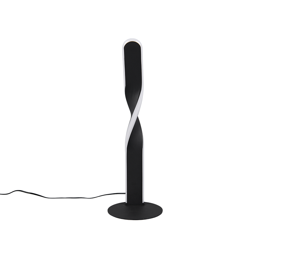 Lampada da tavolo LED, metallo, bianco, H 41 cm, Ginko