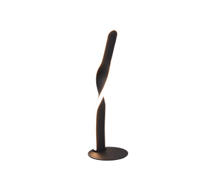 Lampada da tavolo LED, metallo, bianco, H 41 cm, Ginko