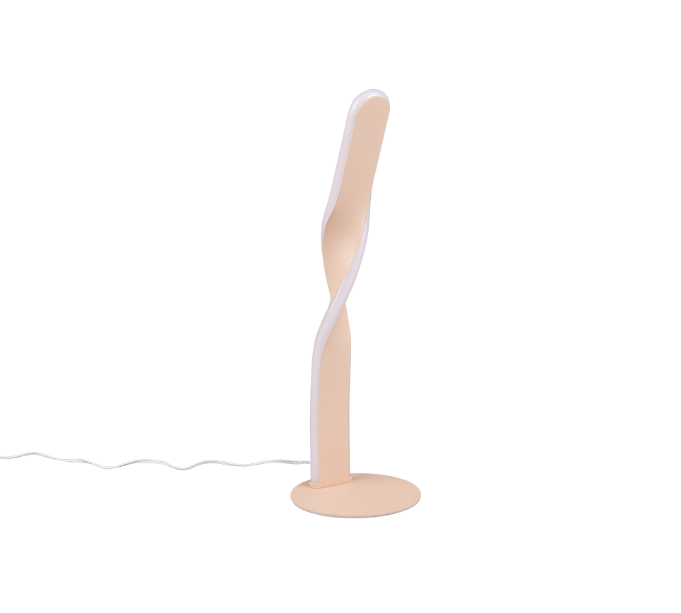 Lampada da tavolo LED, metallo, bianco, H 41 cm, Ginko