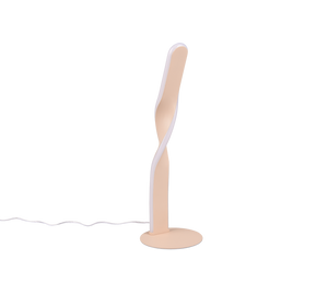 Lampada da tavolo LED, metallo, bianco, H 41 cm, Ginko