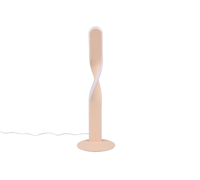 Lampada da tavolo LED, metallo, bianco, H 41 cm, Ginko