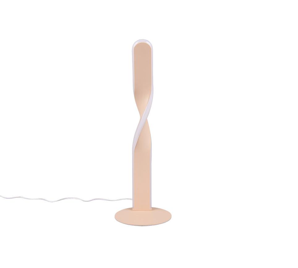 Lampada da tavolo LED, metallo, bianco, H 41 cm, Ginko