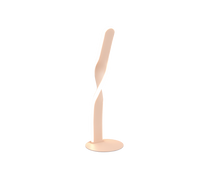 Lampada da tavolo LED, metallo, bianco, H 41 cm, Ginko