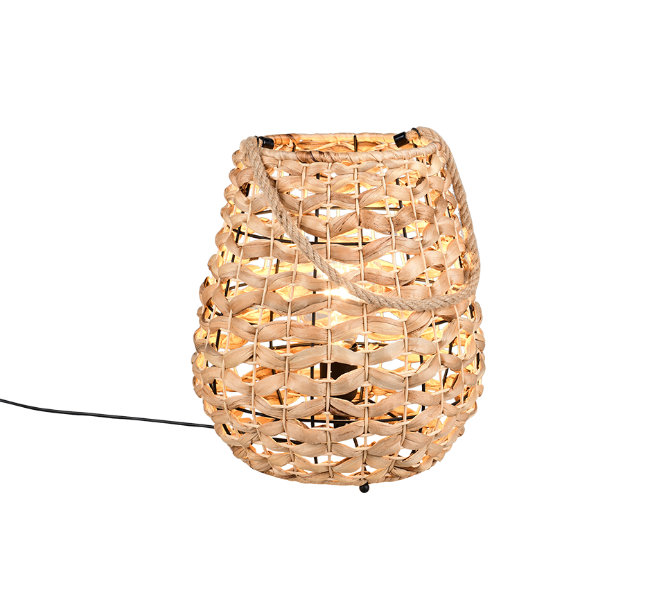 Lampada da tavolo appendibile, giacinto d'acqua, D 30 cm, Jean