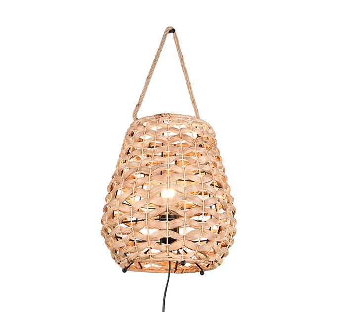 Lampada da tavolo appendibile, giacinto d'acqua, D 30 cm, Jean