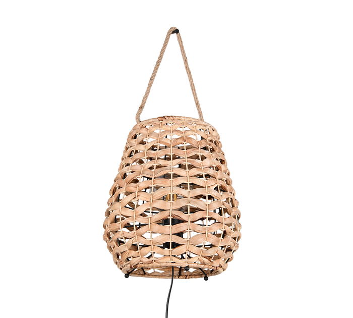 Lampada da tavolo appendibile, giacinto d'acqua, D 30 cm, Jean