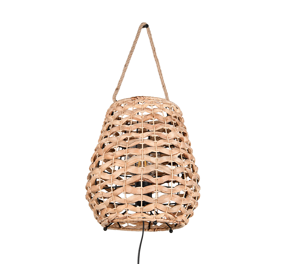 Lampada da tavolo appendibile, giacinto d'acqua, D 30 cm, Jean