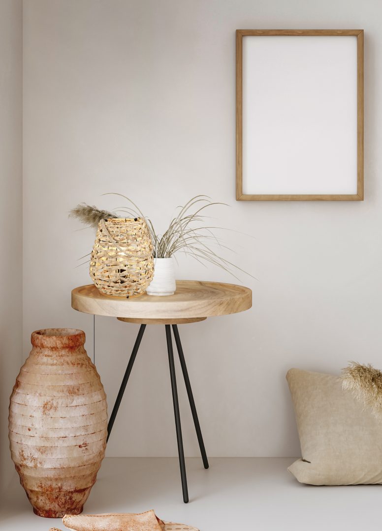 Lampada da tavolo appendibile, giacinto d'acqua, D 30 cm, Jean