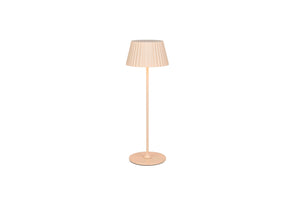 Lampada da tavolo LED ricaricabile, metallo, sabbia, H 40 cm, Suarez