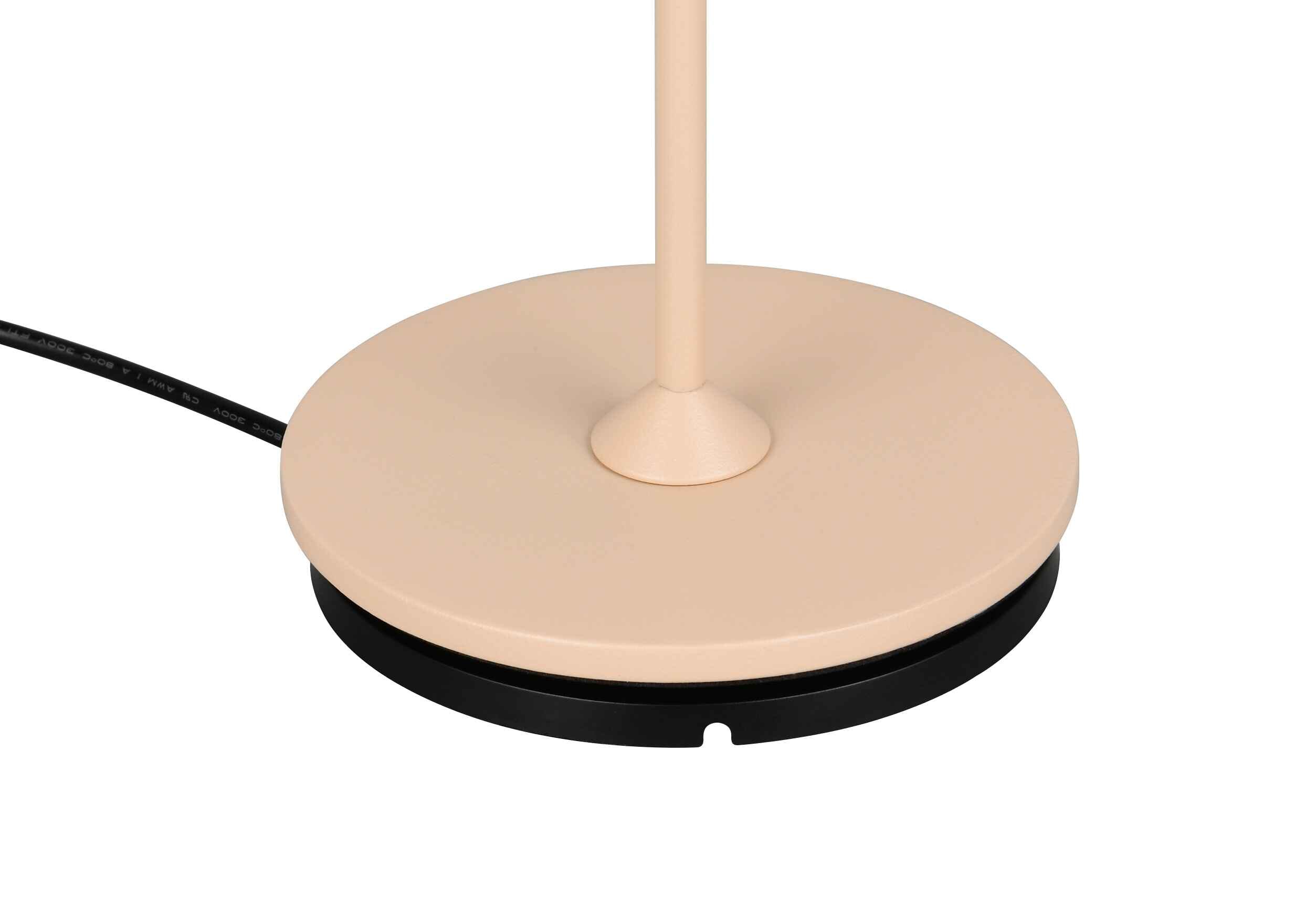 Lampada da tavolo LED ricaricabile, metallo, sabbia, H 40 cm, Suarez