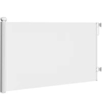Cancellino per Cani Piccoli Estensibile 0-140x86.5 cm e Retrattile con Blocco Automatico, Bianco