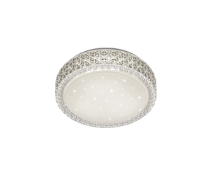 Plafoniera LED, acrilico, bianco, 28,6x8,6x28,6 cm, Pegasus