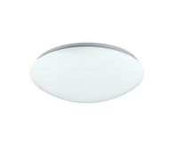 Plafoniera LED, plastica, bianco, 38x10,5x38 cm, Lukida