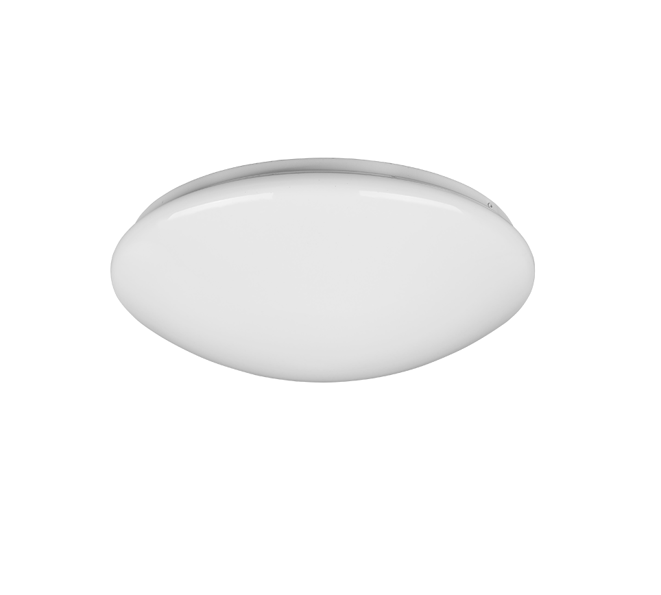 Plafoniera LED, plastica, bianco, 38x10,5x38 cm, Lukida