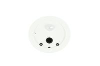 Plafoniera LED con videocamera integrata, plastica, bianco, D40 cm, Aspetta