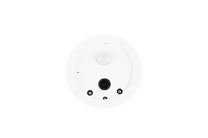 Plafoniera LED con videocamera integrata, plastica, bianco, D40 cm, Vedera