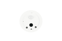 Plafoniera LED con videocamera integrata, plastica, bianco, D40 cm, Vedera