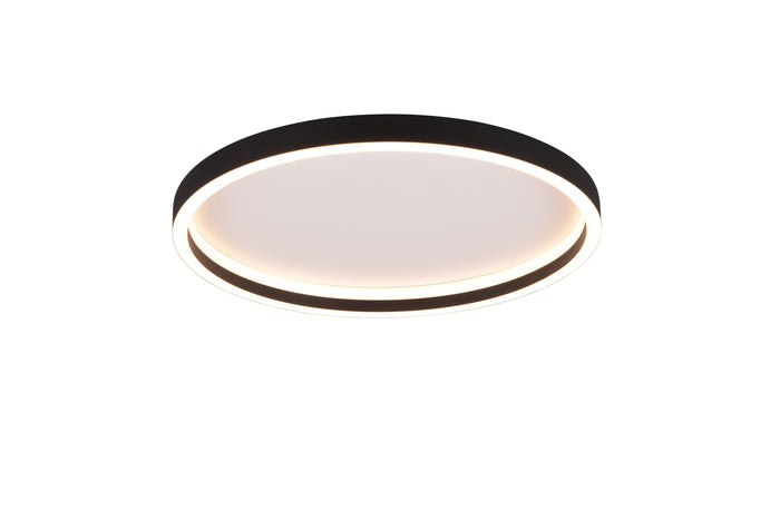 Plafoniera LED Rotonda bordo nero