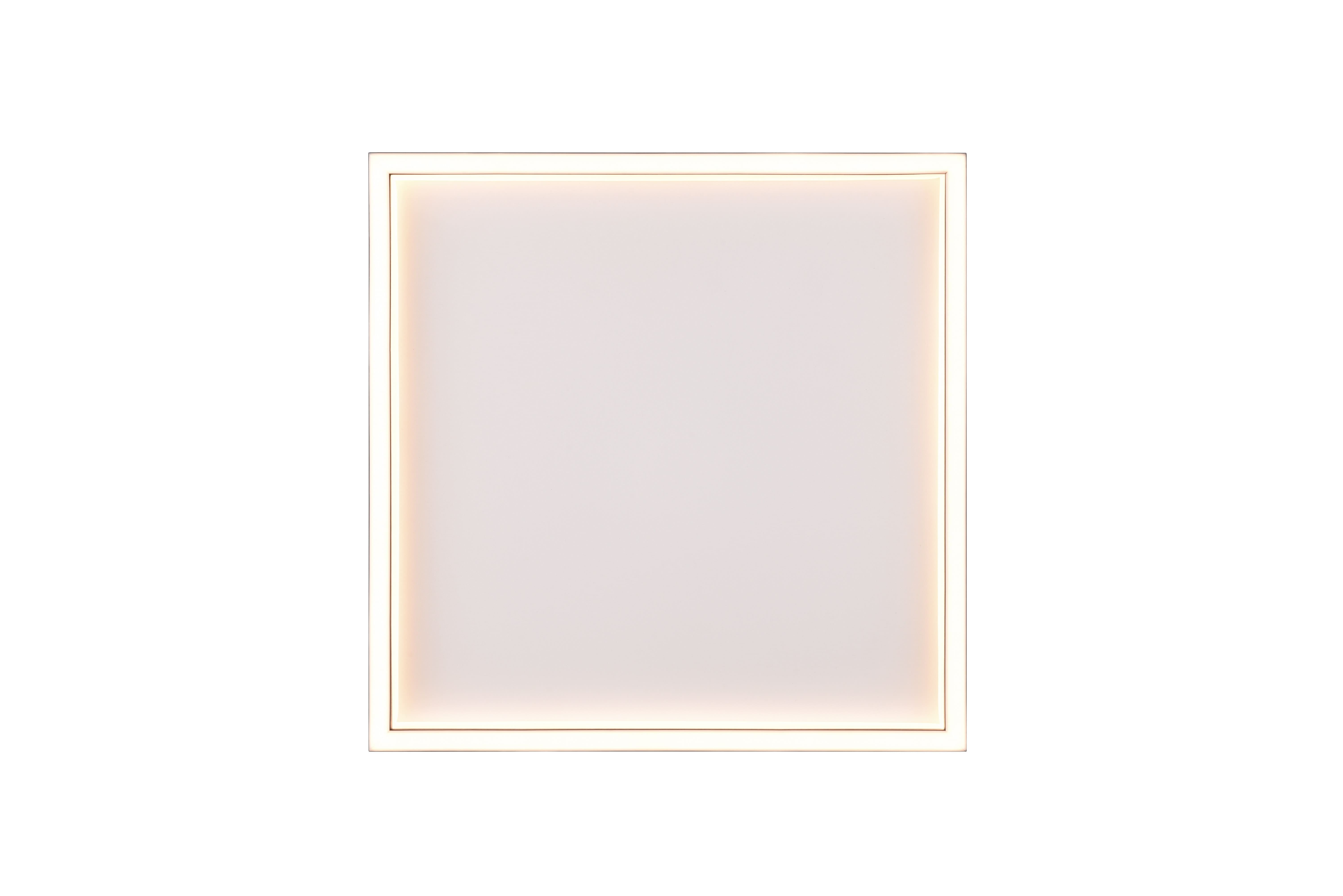 Plafoniera LED quadrata Rotonda bordo nero